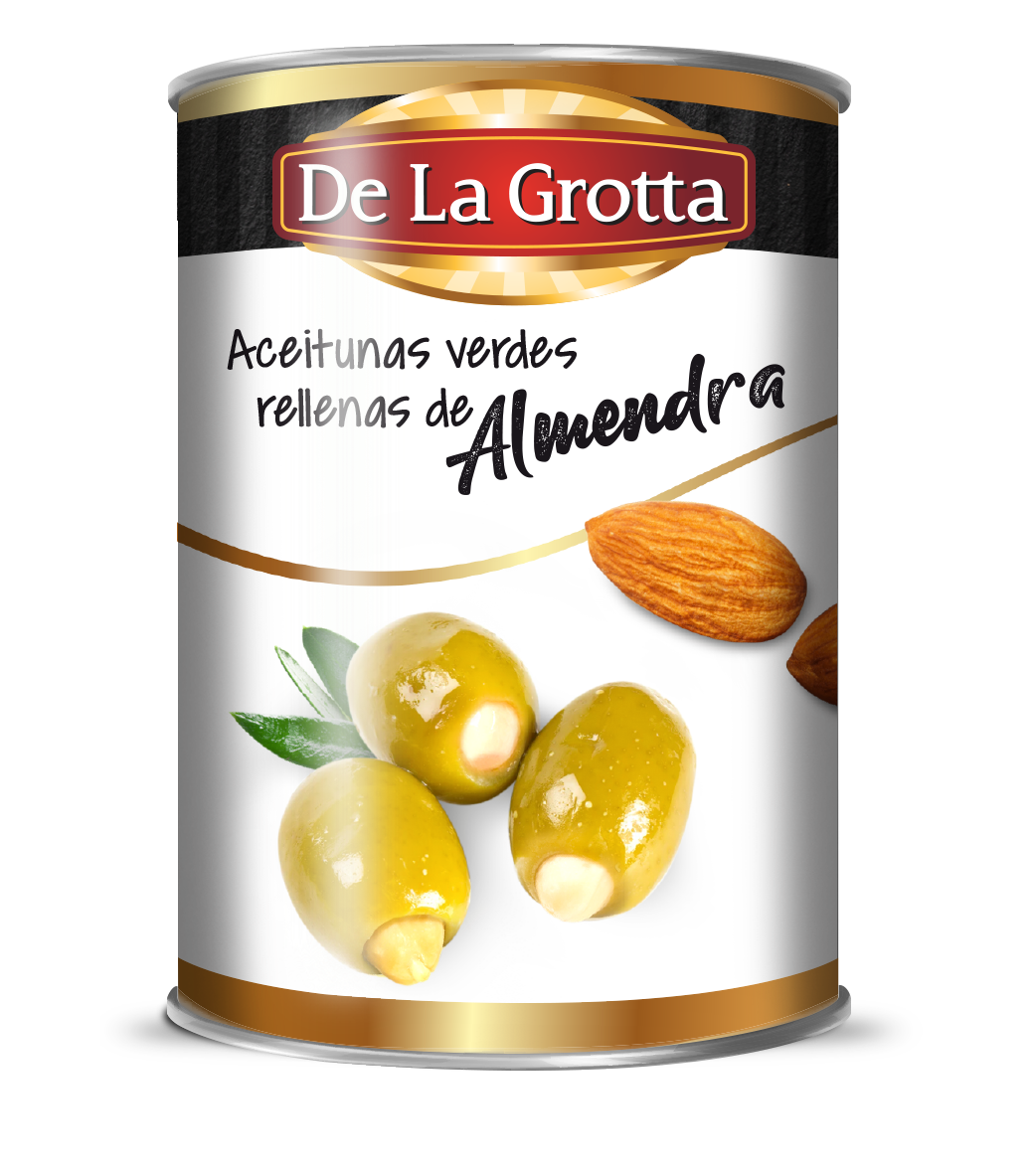 Aceitunas Verdes Rellenas de Almendra 330 grs.