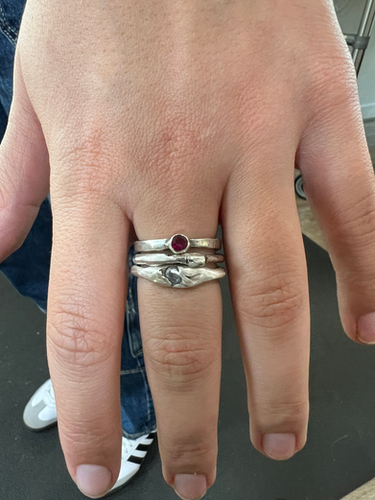 'Messy on Purpose' Stacked Rings | Laurie Union Jewelry