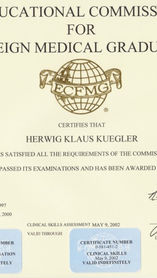 ECFMG Certificate - valid indefinitely