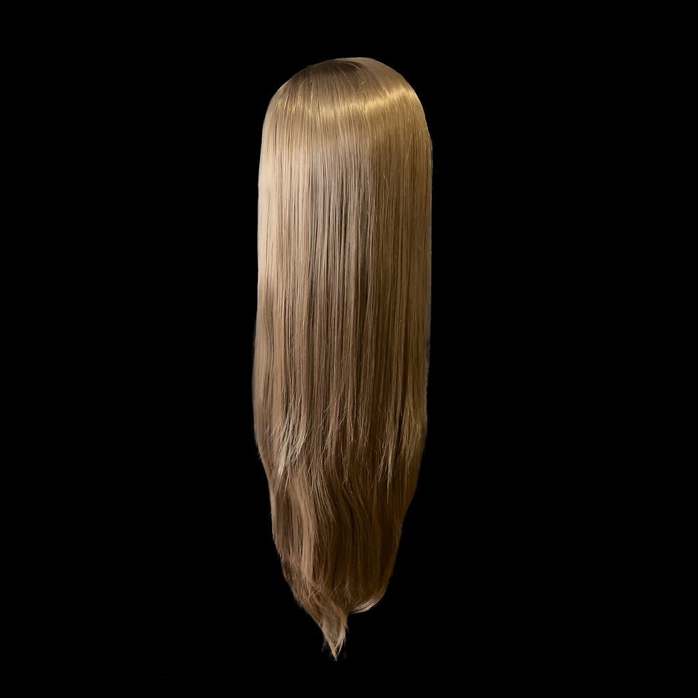 サムネイル： 220% Extra Volume 26 inch Straight Synthetic Lace Front Wig(Brunette)