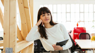 business owner thinking