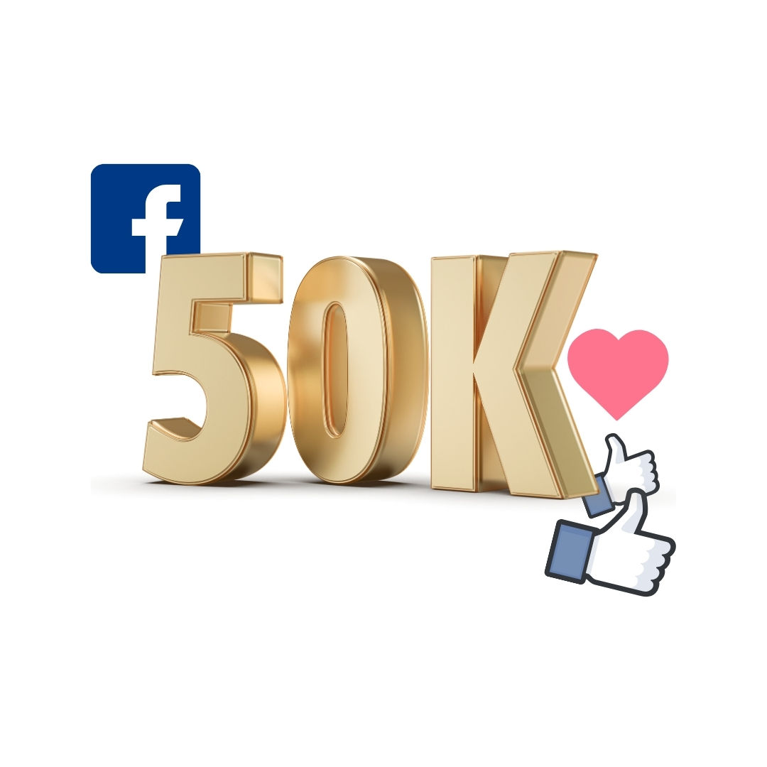 50000 [50K] Facebook Post Likes
