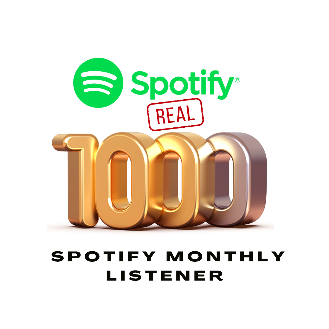 1000 [1K] Spotify Monthly Listener | Fast & Organic