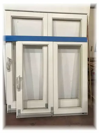 Infissi semilavorati o finiti in legno per falegnami