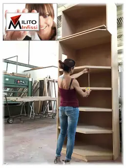 cabina armadio in legno su misura artigianale