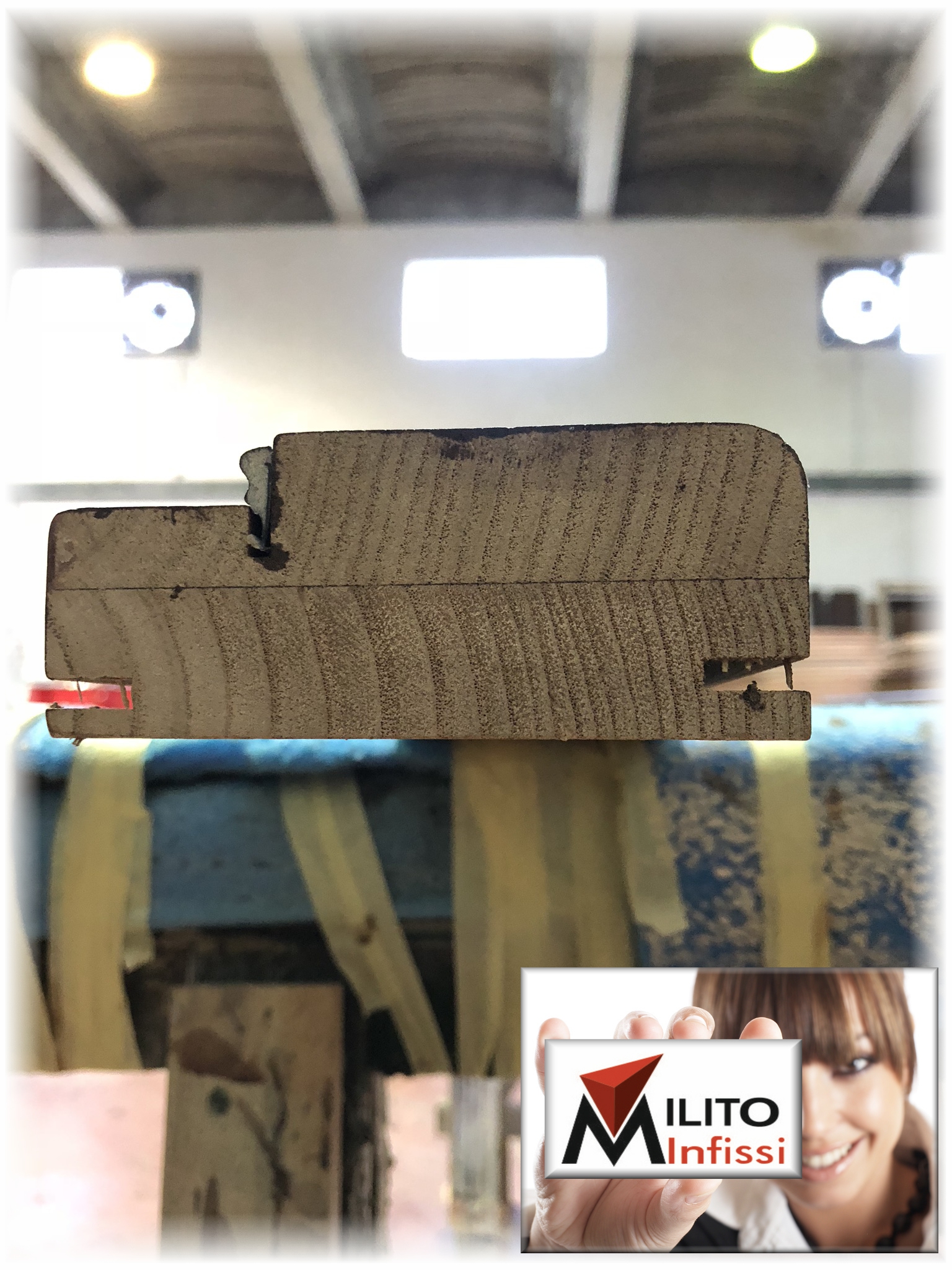 telaio in legno rovere