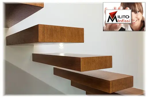 Gradini in legno massello