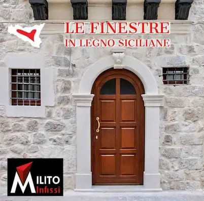 Portone ad 1 anta ad arco 