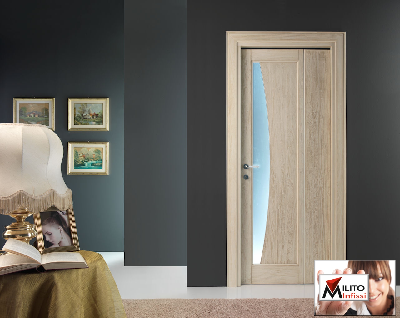 porta in legno personalizzata rif. ba