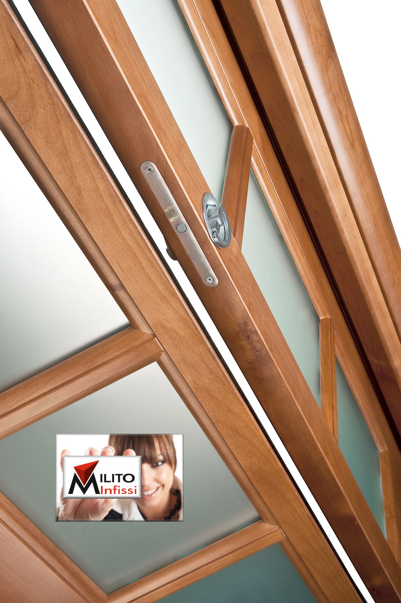 Porta a libro in Legno Massiccio