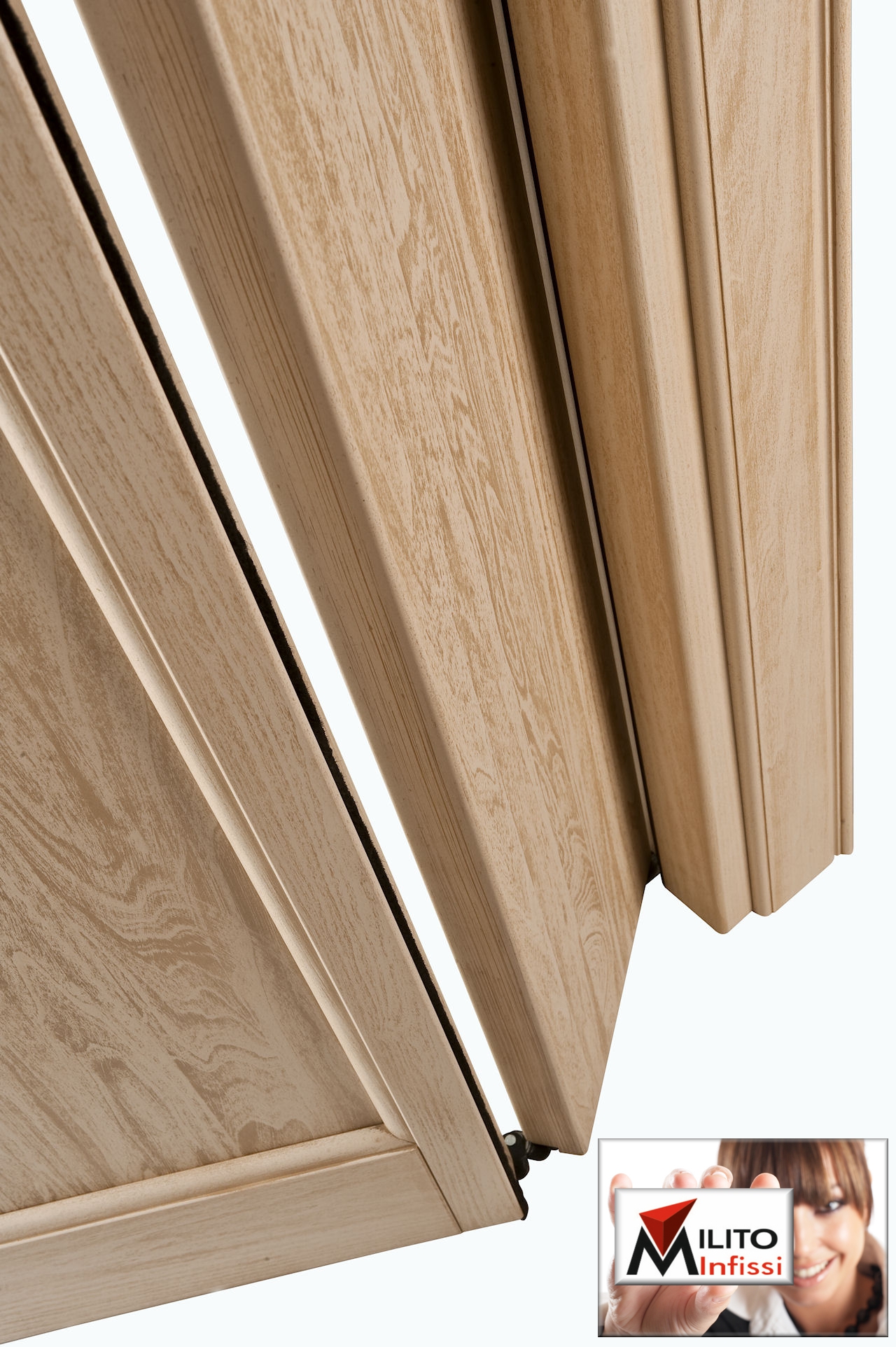 porta a libro di legno