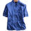 Thumbnail: Womens fashion short sleeves satin shirt