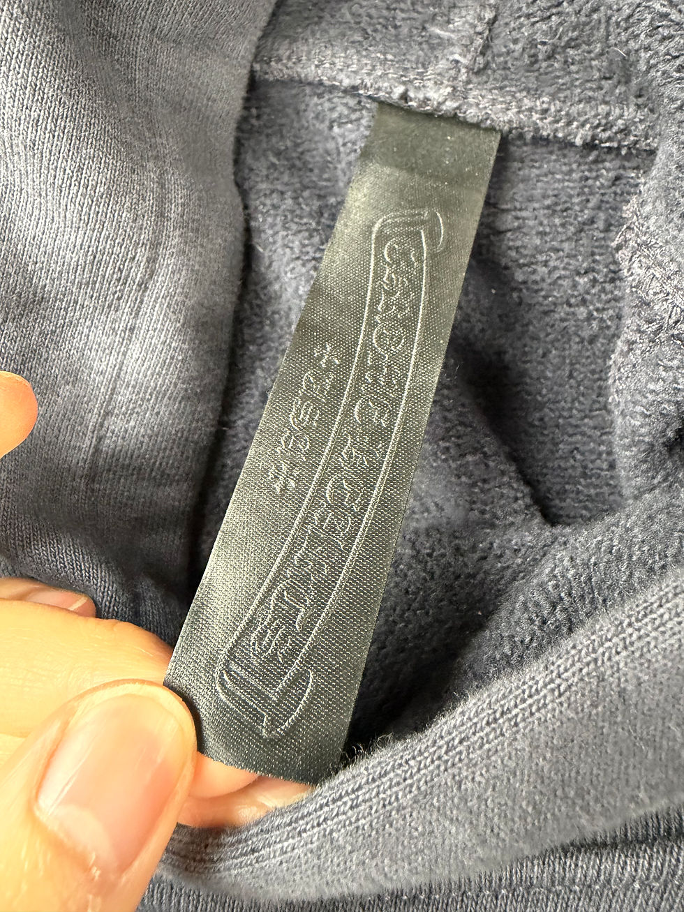 Thumbnail: Chrome hearts navy cross patch hoodie