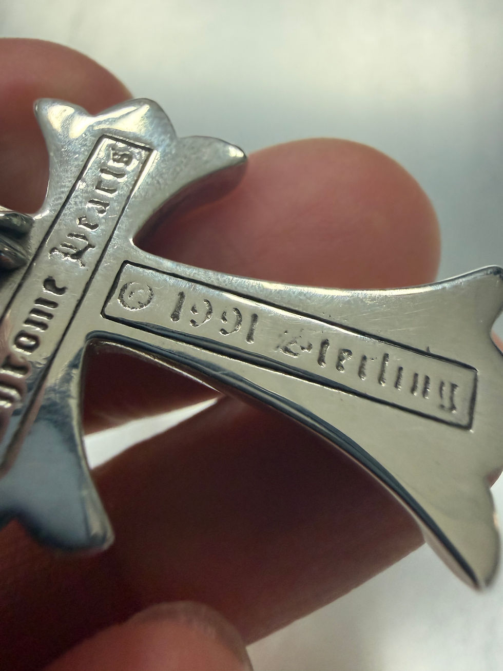 Thumbnail: Chrome hearts cross pendant with bale
