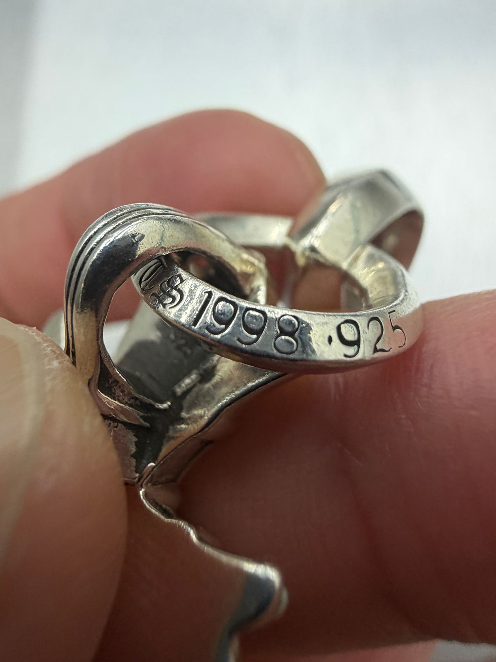 Thumbnail: Chrome Hearts double cross pendant with bale