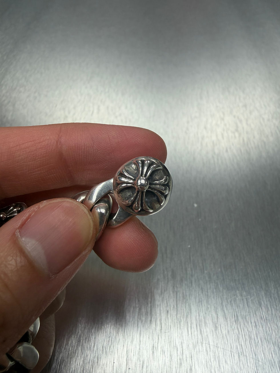 Thumbnail: Chrome hearts lobster bracelet 21cm