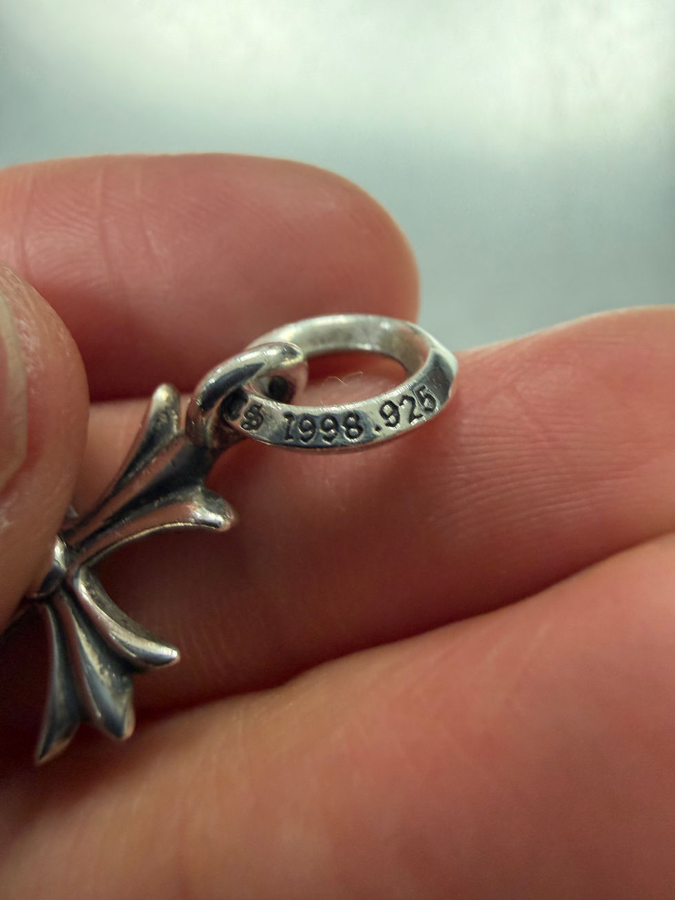 Thumbnail: Chrome hearts tiny cross pendant 