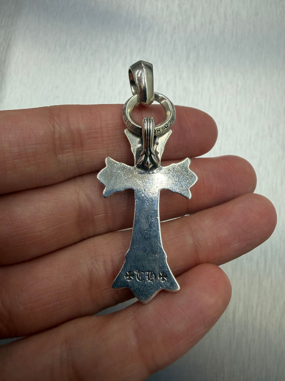 Thumbnail: Chrome Hearts double cross pendant with bale