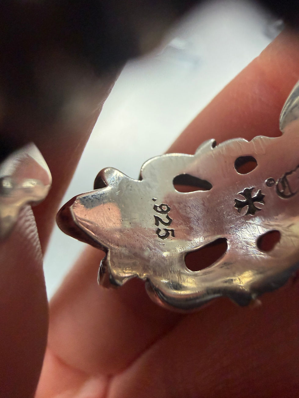 Thumbnail: Chrome hearts Double Floral Ring US7.5