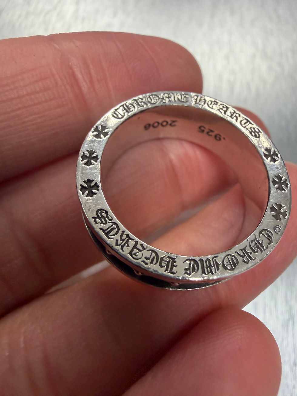 Thumbnail: Chrome hearts mini plus ring us6.5