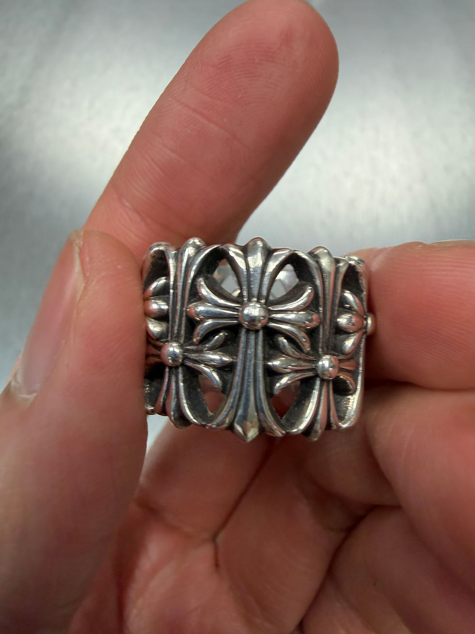 Thumbnail: Chrome hearts cemetery ring us8