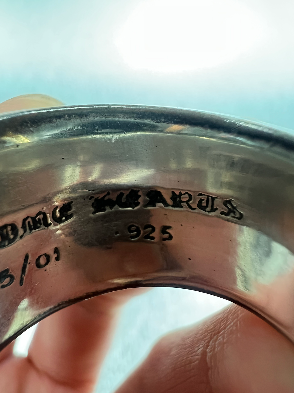 Thumbnail: Chrome hearts heart dagger ring us9.5