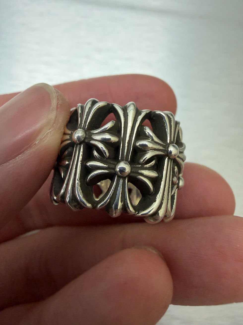 Thumbnail: Chrome Hearts Cemetery Ring US8.5