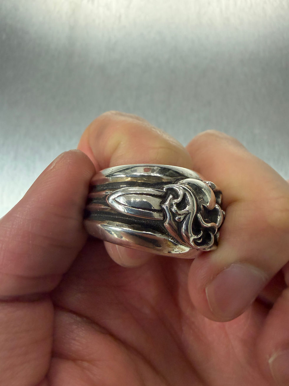 Thumbnail: Chrome hearts heart dagger ring US9.5