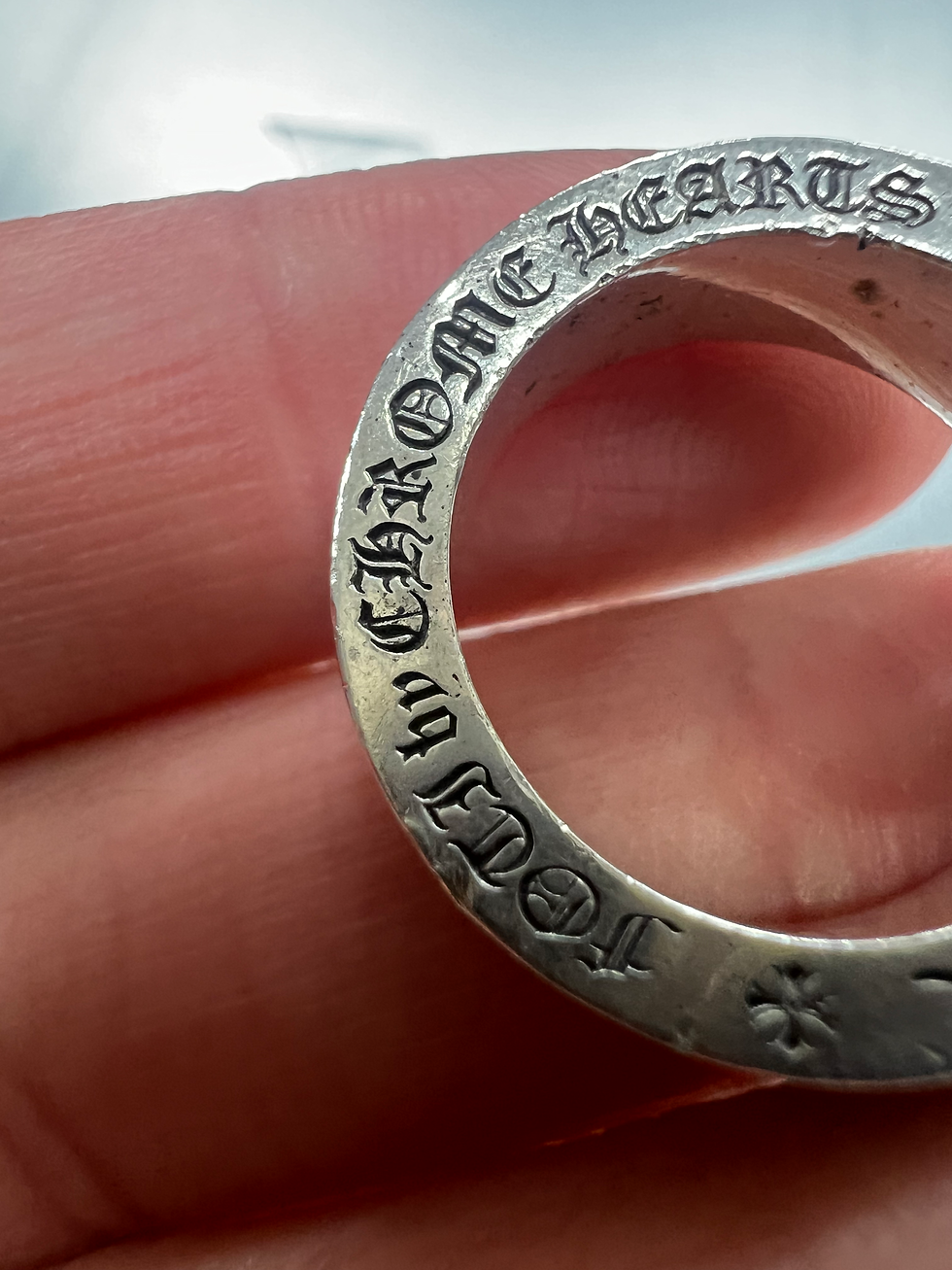 Thumbnail: Chrome hearts 6mm spacer foti ring us6.5