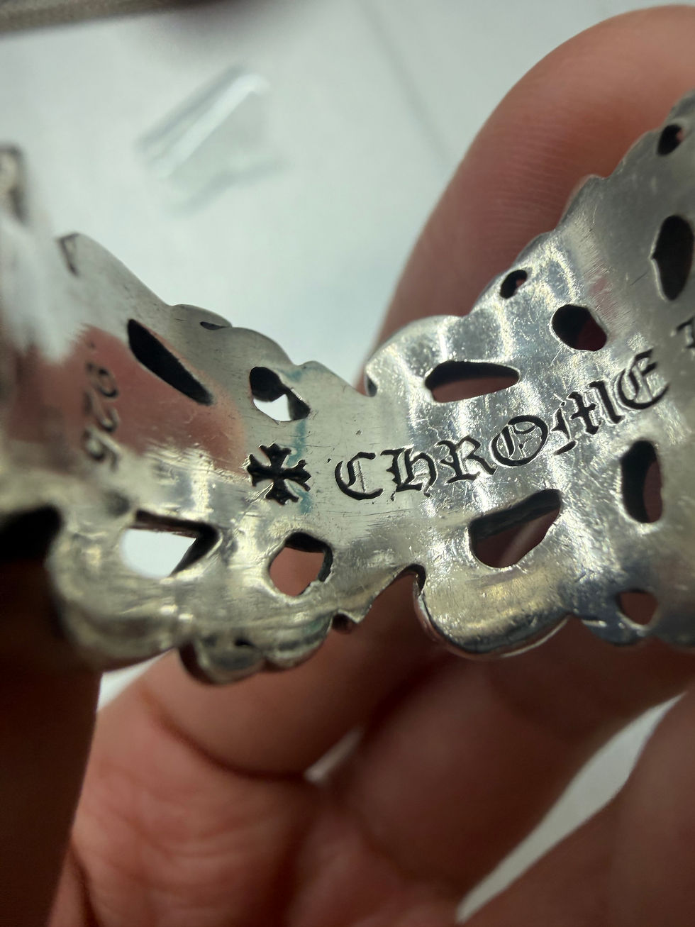 Thumbnail: Chrome Hearts double floral ring us11