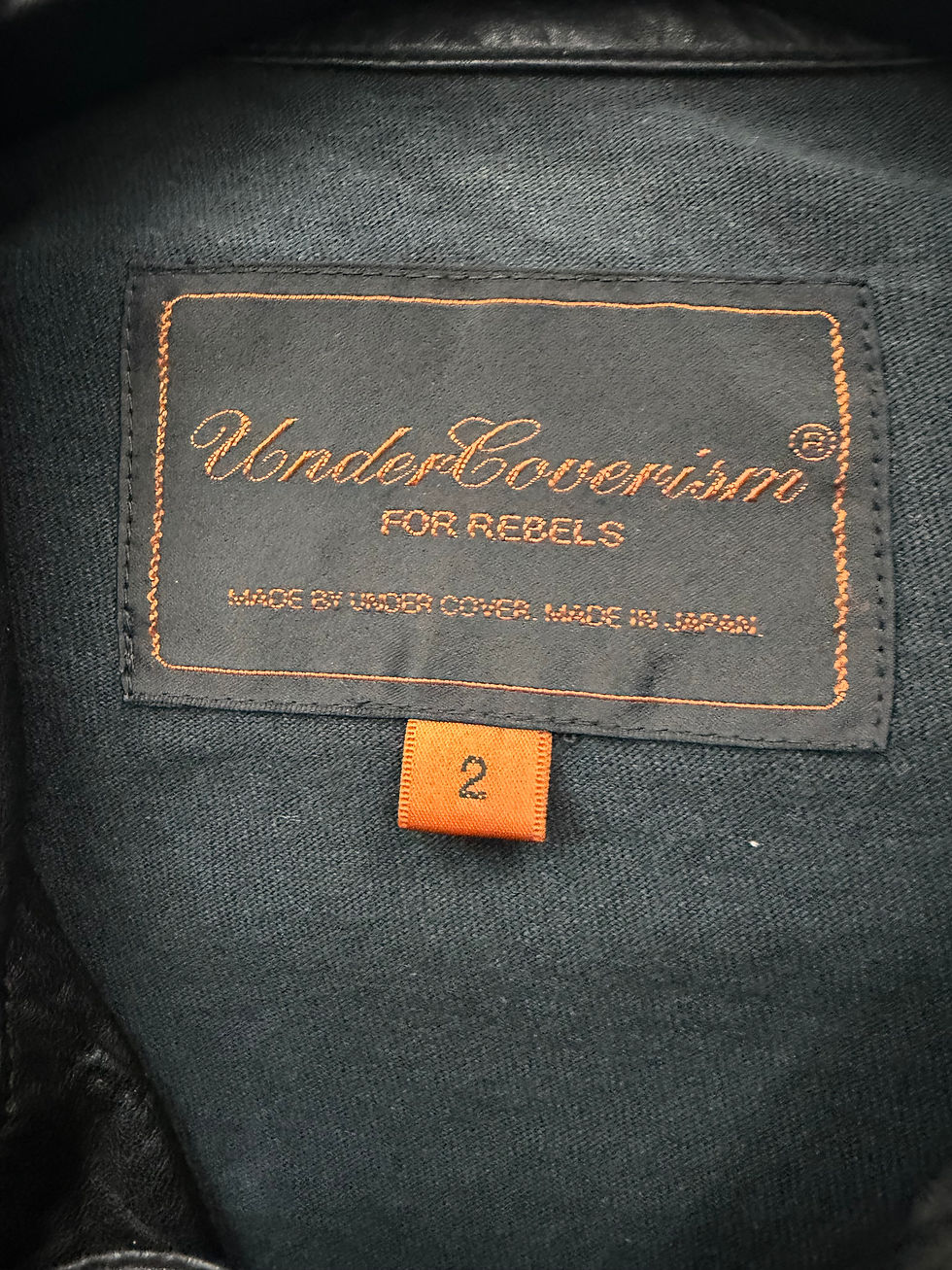 Thumbnail: Undercover 'Zamiang' Klaus Leather Rider Jacket from 2006