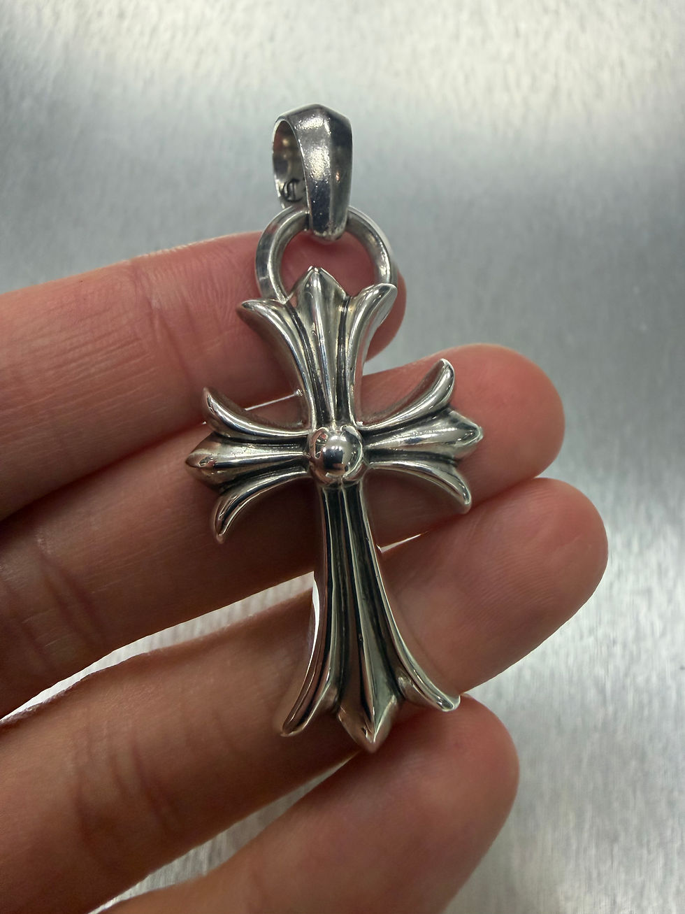 Thumbnail: Chrome hearts cross pendant with bale