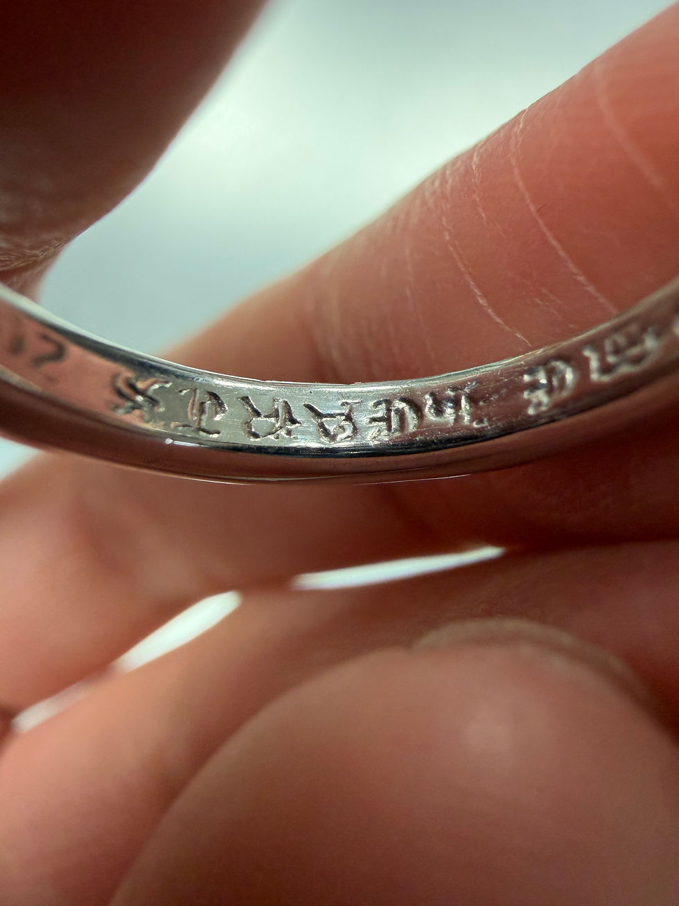 Thumbnail: Chrome hearts 18k TFL Eternity Ring with Ruby US5.5
