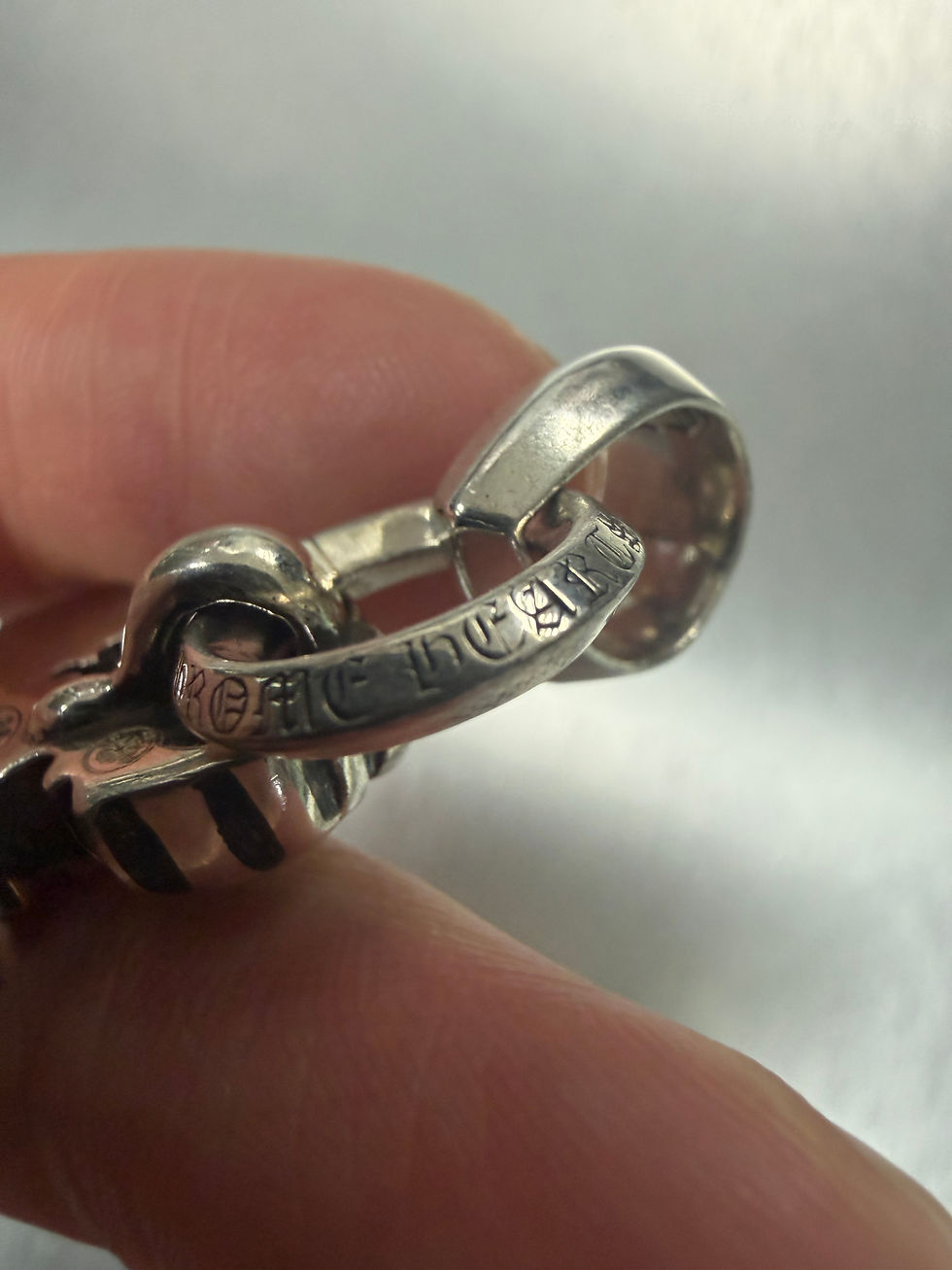 Thumbnail: Chrome hearts filigree pendant with bale