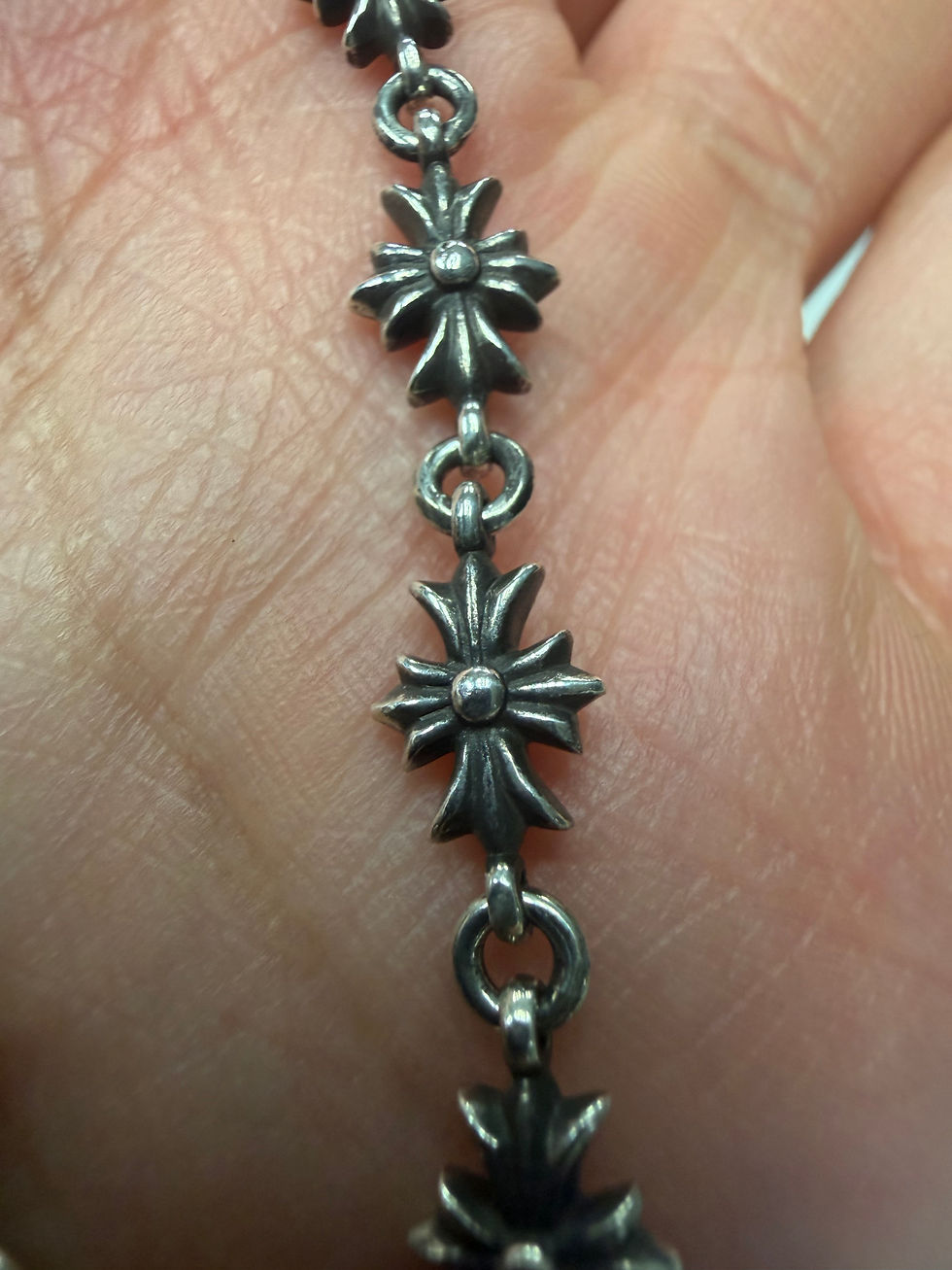 Thumbnail: Chrome hearts TinyE bracelet 12Links