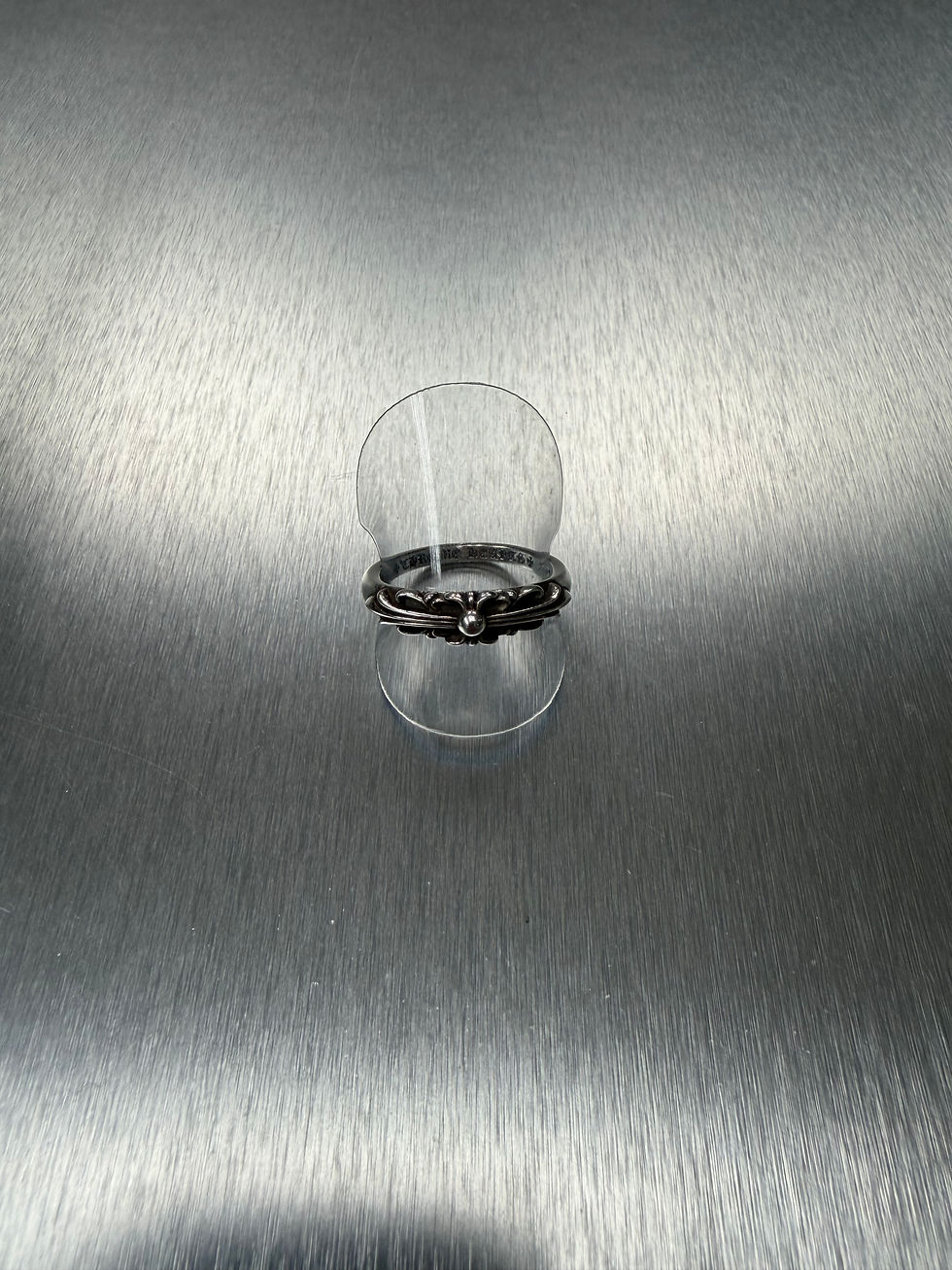 Thumbnail: Chrome hearts baby floral ring US10.5