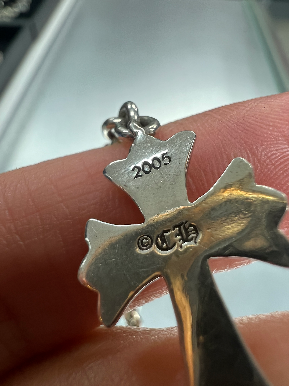Thumbnail: Chrome hearts cross bracelet 19.5cm