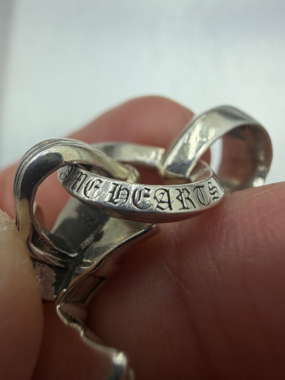 Thumbnail: Chrome Hearts double cross pendant with bale