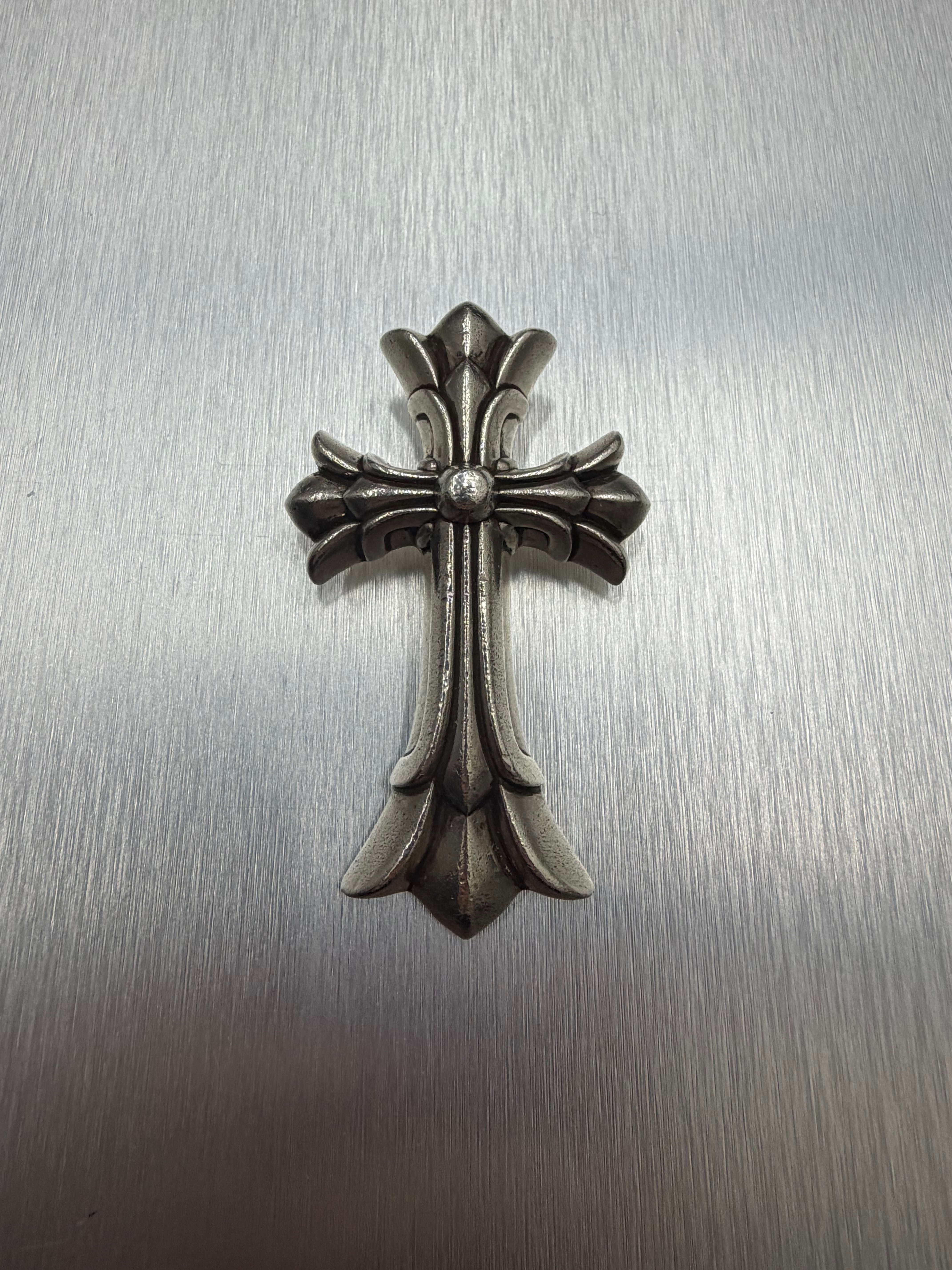 Chrome hearts large double cross pendant 