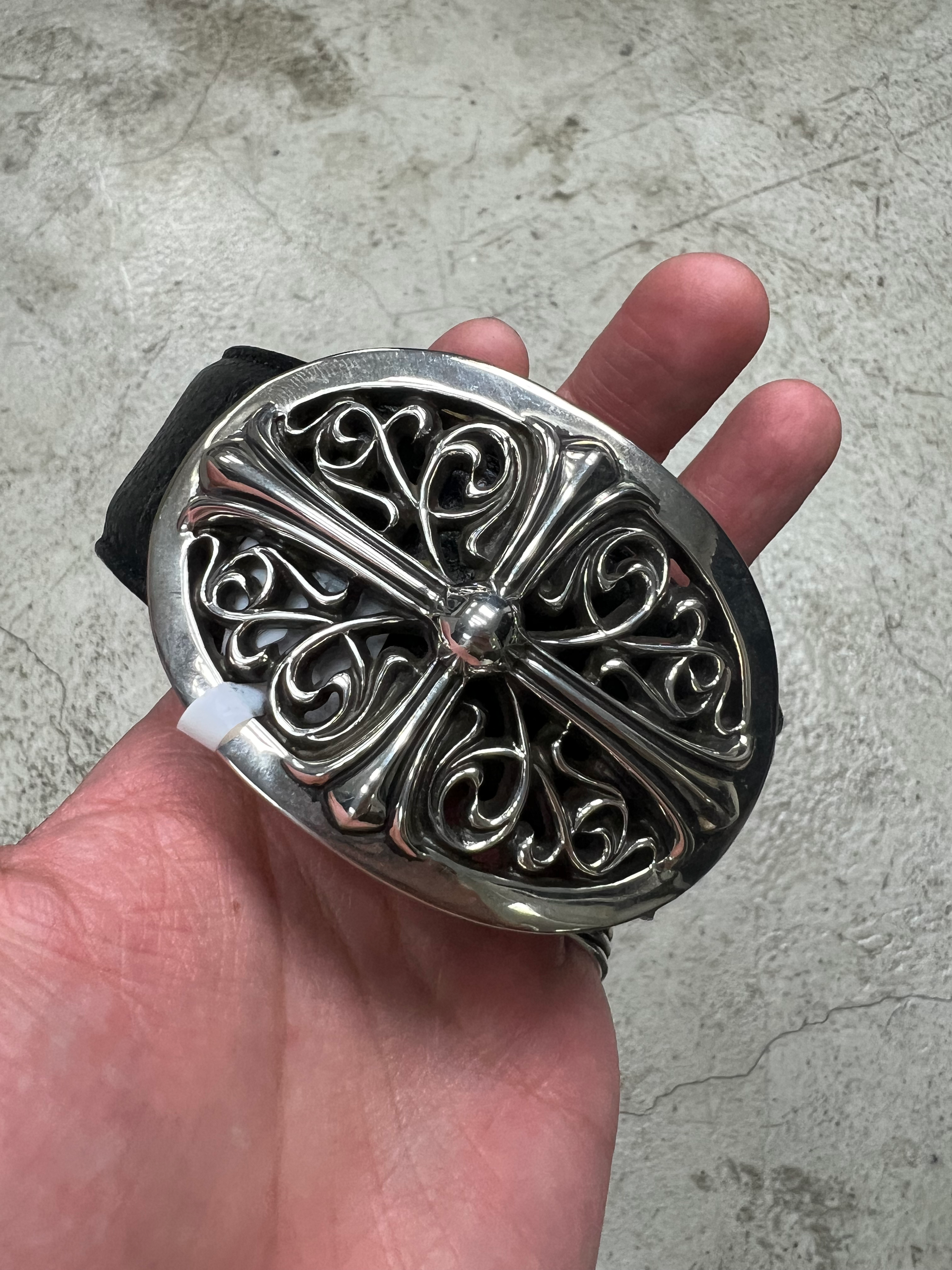Chrome hearts oval belt size 34