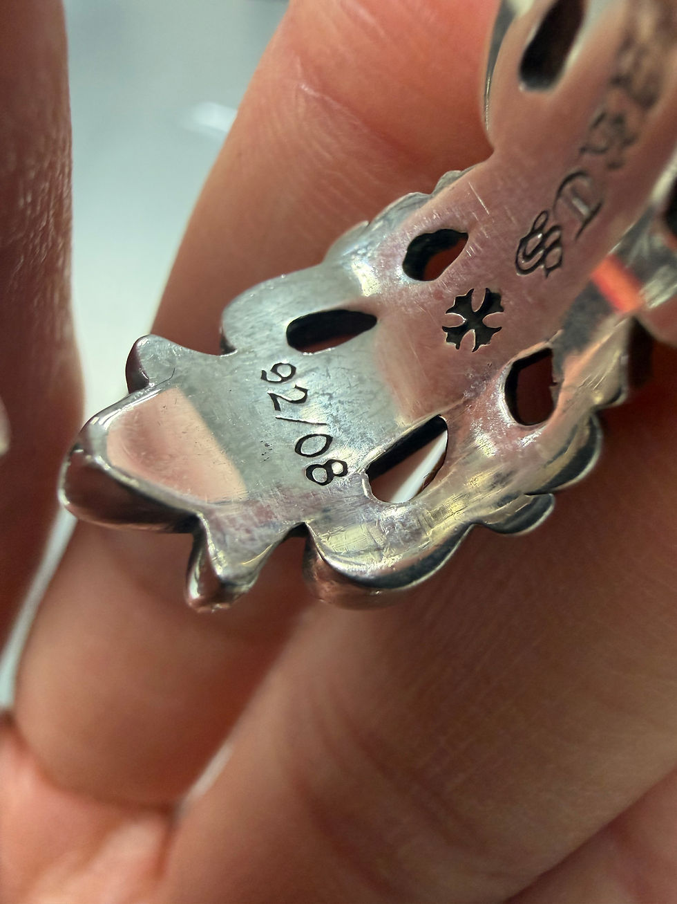 Thumbnail: Chrome hearts double floral ring us8