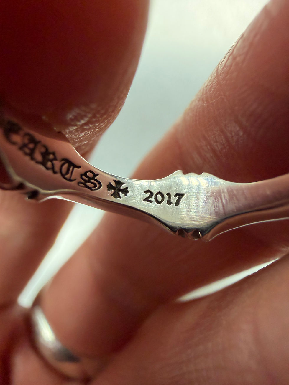 Thumbnail: Chrome hearts plus and bone ring us6.5