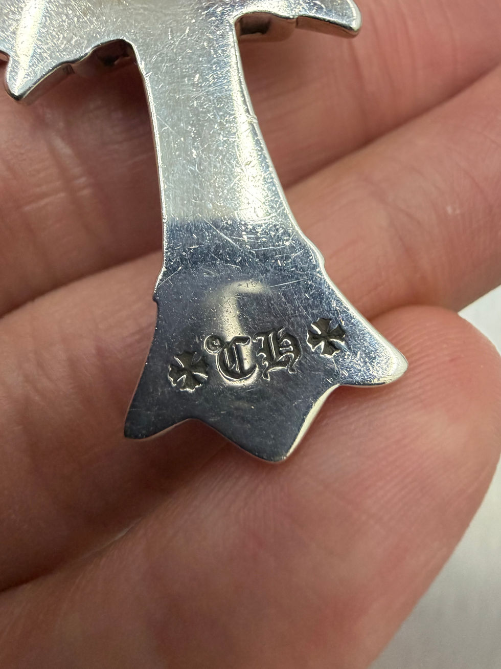 Thumbnail: Chrome Hearts double cross pendant with bale