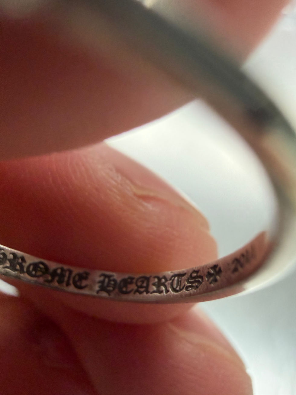 Thumbnail: Chrome hearts bubble gum cross ring us7