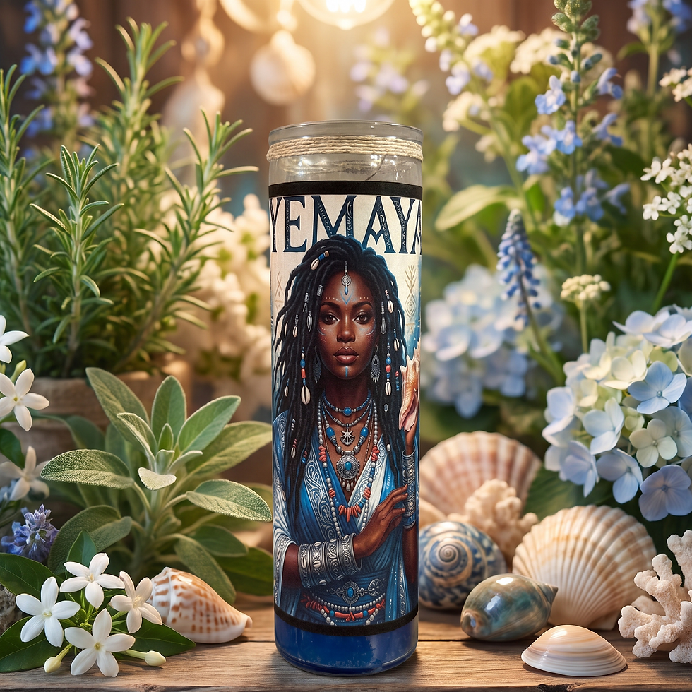Yemaya Orisha Candle