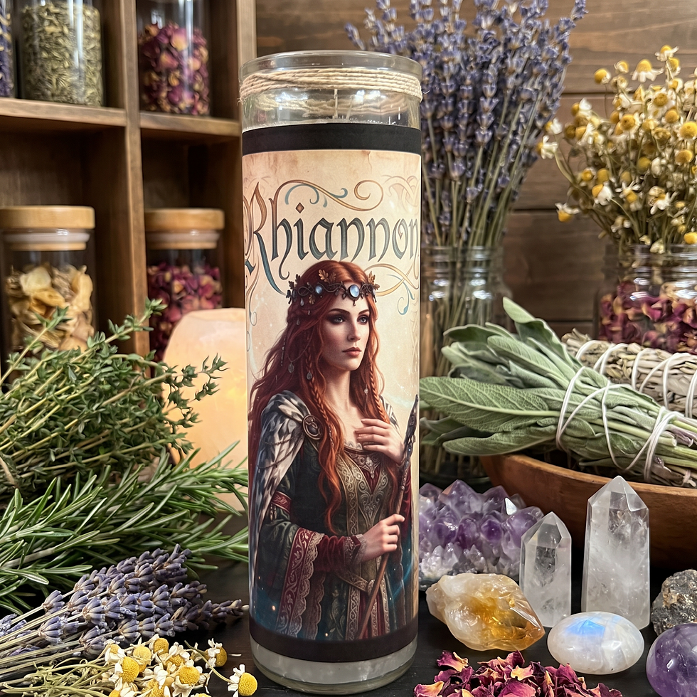 Rhiannon Goddess Candle