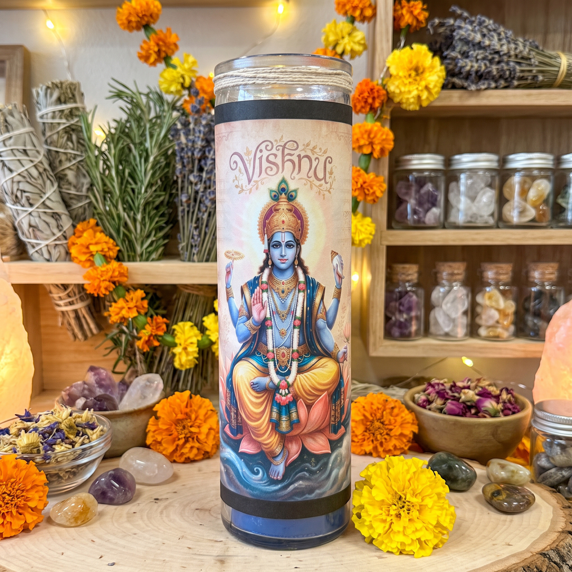 Vishnu Deity Candle