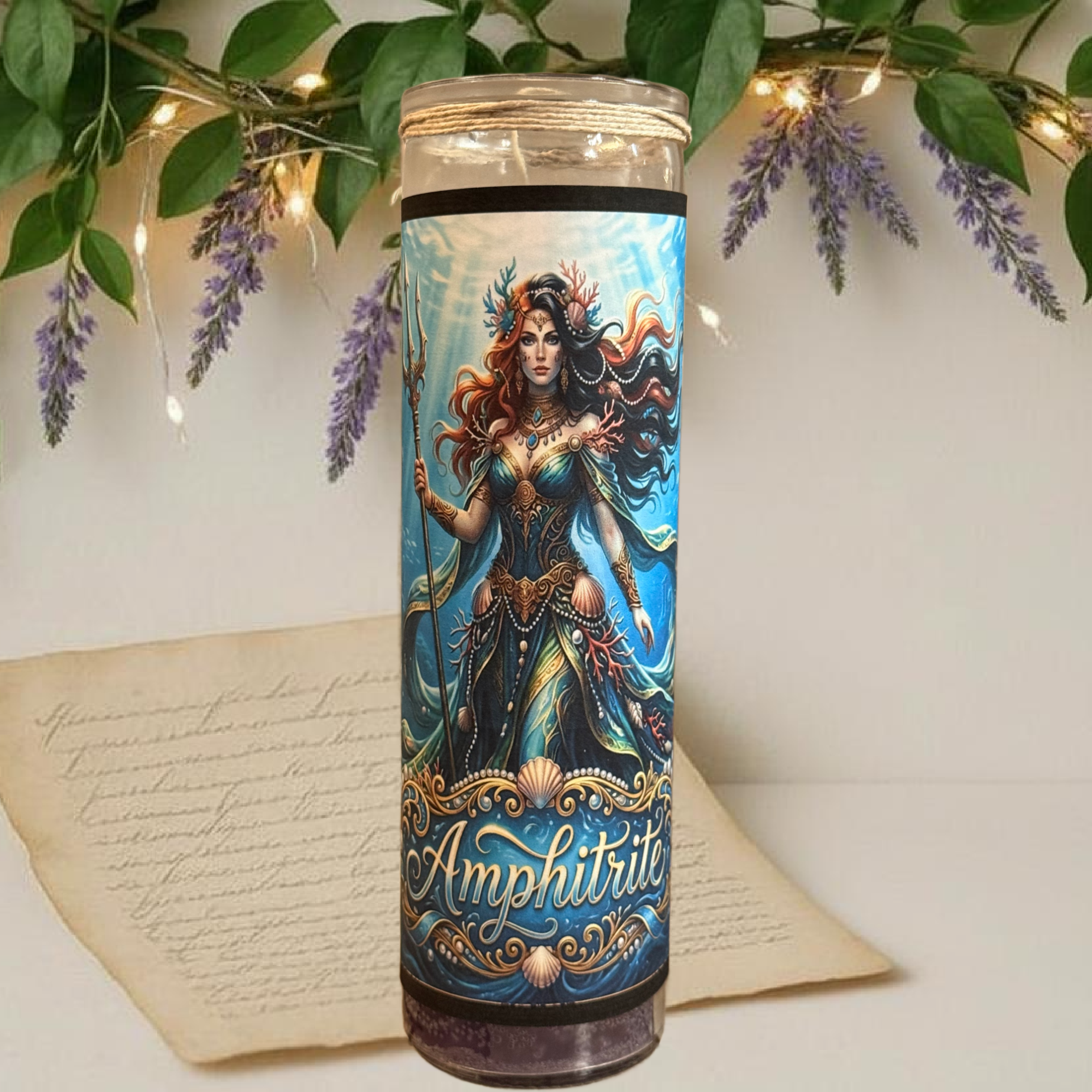 Amphitrite Goddess Candle