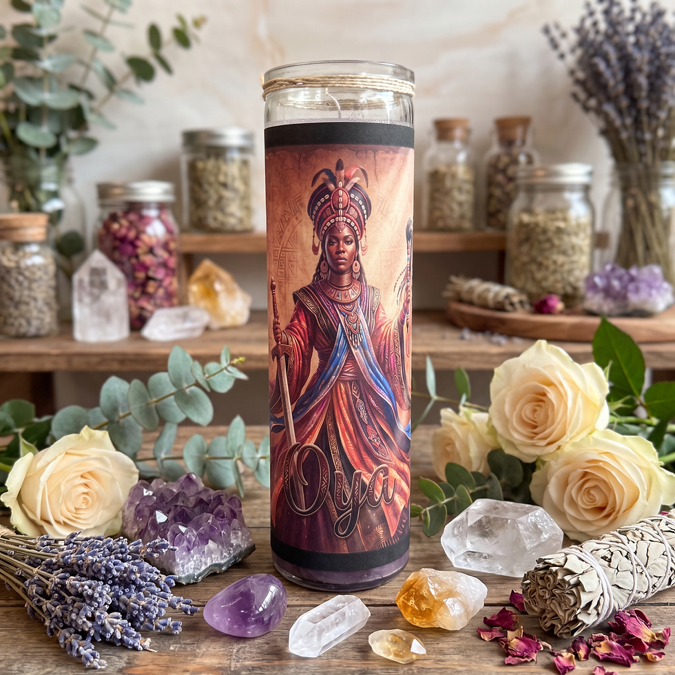 Oya Orisha Candle