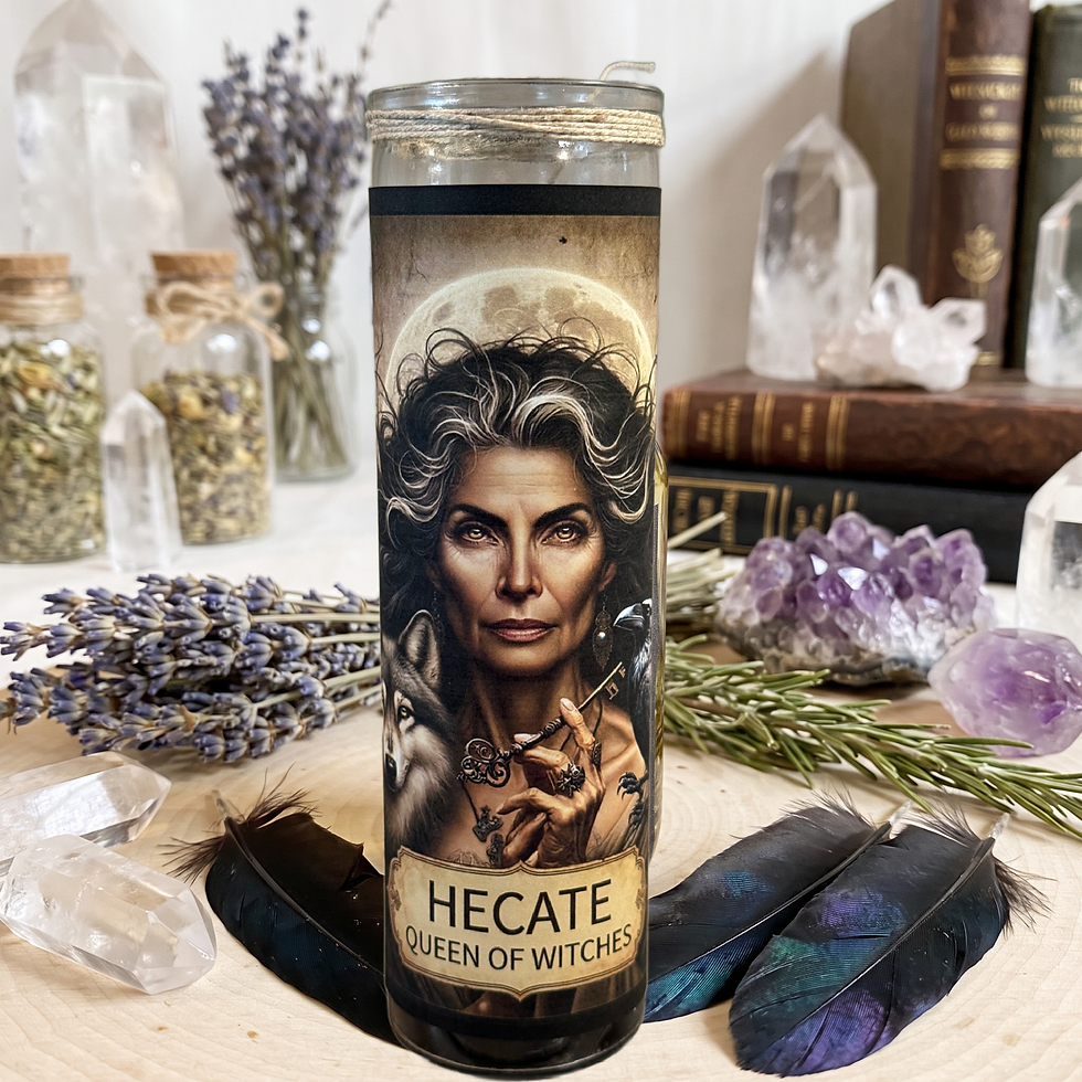Hecate Goddess Candle